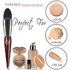 ENERGY Concealer BrushTapered Kabuki Foundation Makeup Brush for Under Eye Concealing Blending Liquid Cream Setting Powd