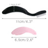 G2PLUS 4PCS Folding Eyelash Comb Eyebrow Comb Metal Teeth Eyelash Separator Comb Eyelash Brush and Comb Professional Too