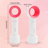 fenshine Portable USB Rechargeable Mini Fan Eyelash Fan Dryer Bladeless Handheld for Eyelash Extension Air Conditioning