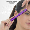 Nurse Jamie Uplift Facial Massaging Beauty Roller Purple Facial Massager with 24 Stones for Sculpting Firming Reducing P