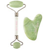 Skin Gym Jade Facial Roller Gua Sha Tool Workout Set Revitalizing Skincare for Enhanced Glow Smooth Skin