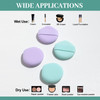 Foundation Sponge BSMALL Blender Sponge for Liquid Cream and Powder Multicolored Makeup Sponges Pack of 4 Purple Blue