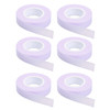 JASSINS 6 Rolls Eyelash Tape Adhesive Fabric Eyelash Tapes Adhesive Breathable Micropore Fabric Tape for Eyelash Extensi
