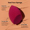 elf Total Face Blending Sponge LatexFree Makeup Sponge With Angled Rounded Sides For Concealer Foundation more Vegan Cru