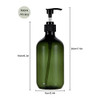 Sdoot Green Pump Bottle 2 Pack 10oz Shampoo Pump Bottle Plastic Pump Dispenser Bottle Squeeze Containers for Shampoo Lot