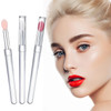 ELESDA Lip Brush Silicone Lip Applicator Reusable 3PCS Lip Mask Applicator Silicone Retractable Lip Gloss Balm Applicato