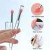 ELESDA Lip Brush Silicone Lip Applicator Reusable 3PCS Lip Mask Applicator Silicone Retractable Lip Gloss Balm Applicato