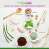 Brazilian Belle Detox Clay Body Wraps for Body Firming Skin Tightening AntiCellulite Stomach Wraps with Bentonite Clay A