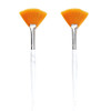 Soft N Style Facial Brushes Fan Mask Brush Soft Makeup Brushes Mask Applicator Brushes Tools Cosmetic Tools for Peel Mas