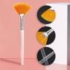Soft N Style Facial Brushes Fan Mask Brush Soft Makeup Brushes Mask Applicator Brushes Tools Cosmetic Tools for Peel Mas