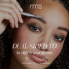 RMS Beauty Back2Brow Brush Vegan Synthetic Fiber Eyebrow Makeup Brush with Spoolie Cruelty Free Clean Beauty Makeup Tool