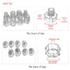 Elitzia Plastic Microderma Heads Facial Aqua Peel Tips Water Peeling Caps Facial Care Skin Cleaning Tool Beauty Machine
