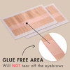 Embagol 800 Pcs Eyelash Extension Tape Lash Tape Breathable Micropore Medical Tape for Sensitive Under Eye Use