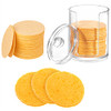 Geiserailie 50 Pcs Compressed Facial Sponges Facial Makeup Natural Cosmetic Spa Sponges for Women Cleansing Exfoliating