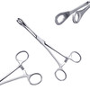 Chumia Piercing Kit 100 Pcs Piercing Needle with 1 Pcs Clamps Stainless Forceps Clamp Hollow Needle Mixed Sizes 12g 14g