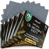 Natural Oil Blotting Sheets for Face with Bamboo Charcoal 25 Larger 6pk600 Makeup Friendly Oil Absorbing Sheets for Face