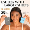 Natural Oil Blotting Sheets for Face with Bamboo Charcoal 25 Larger 6pk600 Makeup Friendly Oil Absorbing Sheets for Face