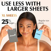 Natural Oil Blotting Sheets for Face with Bamboo Charcoal 25 Larger 1pk100 Makeup Friendly Oil Absorbing Sheets for Face
