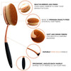 Yoseng Oval Foundation Brush Large Toothbrush Makeup Brushes Fast Flawless Application Liquid Cream Powder FoundationPac