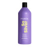 Matrix So Silver Purple Shampoo Neutralizes Yellow Tones Color Depositing Brightening Toning Strengthens and Adds Shine