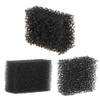 MEICOLY Stipple Sponge Halloween Bruise MakeupSFX Blood Scar Stubble Wound CosplayArt Shaping Special Effects3pcsBlack