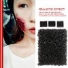 MEICOLY Stipple Sponge Halloween Bruise MakeupSFX Blood Scar Stubble Wound CosplayArt Shaping Special Effects3pcsBlack