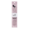 elf No Budge Brush Trio 3Piece Eyeshadow Brush Set For Applying Blending Color Use With The No Budge Cream Eyeshadows Ve