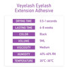 VEYES INC Eyelash Extension Glue 051 Sec Drying 017floz 5mlUp to 8 Weeks RetentionBlack Adhesive Salon Use for Lash Tech