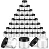 36 Pieces Plastic Jars with Lids Round Clear Container Leak Proof Airtight Cosmetic Small Empty Jars for Lotions Ointmen