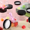 36 Pieces Plastic Jars with Lids Round Clear Container Leak Proof Airtight Cosmetic Small Empty Jars for Lotions Ointmen