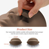 Maitys 2 Boxes 6 Pairs Replacement Eyelids for Lash Mannequin Head Removable Realistic Eyelids with Eyelash Mannequin He