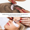 Maitys 2 Boxes 6 Pairs Replacement Eyelids for Lash Mannequin Head Removable Realistic Eyelids with Eyelash Mannequin He