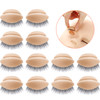 Maitys 2 Boxes 6 Pairs Replacement Eyelids for Lash Mannequin Head Removable Realistic Eyelids with Eyelash Mannequin He