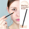 12 Pieces Small Concealer Brush Flat Lip Concealer Brush Under Eye Synthetic Fiber Makeup Eyebrow Outline Foundation for