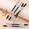 Yoizyfree 6 pcs Duo Eyebrow BrushEyelash Brush Mascara Wands Spoolie Brushes for Eyelash Extension Lash applicator Eyebr