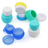 Cosywell Travel Containers Sets Silicone PP Cream Jars for Toiletries Empty Lotion Leakproof TSA Approved Bottles Access