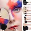 ZOREYA Makeup Brushes Set15pcs Rose Gold Luxury and Fashion Makeup BrushesProfessional Premium Synthetic Foundation Powd