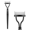Eyelash Comb Eyebrow Brush DUcare Eyelash Separator Mascara Applicator Eyelash Definer With Comb Cover Arc Designed Cosm
