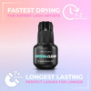 Crystal Clear Professional Eyelash Extension Glue Super Strong Clear Lash Adhesive for Long Lasting Semi Permanent Indiv