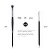 MSQ Eye Makeup Brushes Eyeshadow Makeup Brushes Set with Soft Synthetic Hairs Real Wood Handle for Eyeshadow Eyebrow Eye