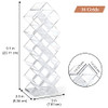 Lolalet 3 Pack Lipstick Holder Organizer 48 Spaces Acrylic Stackable Fish Shape Lipsticks Tower Lipgloss Display Stand C
