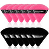 12 Pieces Velour Pure Cotton Powder Puff Face Makeup Triangle Powder Puffs for Loose Powder Wet Dry Cosmetic Foundation