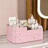 MIUOPUR Makeup Organizer for Vanity Large Capacity Desk Organizer with Drawers for Cosmetics Lipsticks Jewelry Nail Care