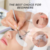 BEYELIAN Lash Mannequin Head Eyelash Mannequin Head with Eyelids Lash Extension Training Practice Head 4 Pairs Removable