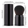 RN BEAUTY Retractable Powder Brushes Foundation Brush Blush Brush Bronzer Brush Face Blender Brush Professional Mineral