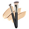 Makeup Brushes DPOLLA Pro Foundation Brush and Flawless Concealer Brush Perfect for Any Look Premium Luxe Hair Contour B