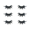 Mink lashes Mikiwi 3 Pairs Eyelashes D3843 Real Mink Eyelashes Fluffy Mink Lashes Thick HandMade Full Strip Lashes Cruel
