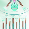 Makeup Brush Set 11Pcs Eye Makeup Brushes Eyeshadow Concealer Eyeliner Brow Blending Brush Tool