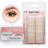 Ultra Invisible Double Eyelid Tape Stickers 200Pcs100Pairs Both Side Sticky Instant Eye Lid Lift Strips Perfect for Hood