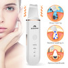 Skin Scrubber Face Skin Spatula Facial Scrubber Spatula for Deep Cleansing Blackhead Remover Pore Cleaner with 4 Modes W